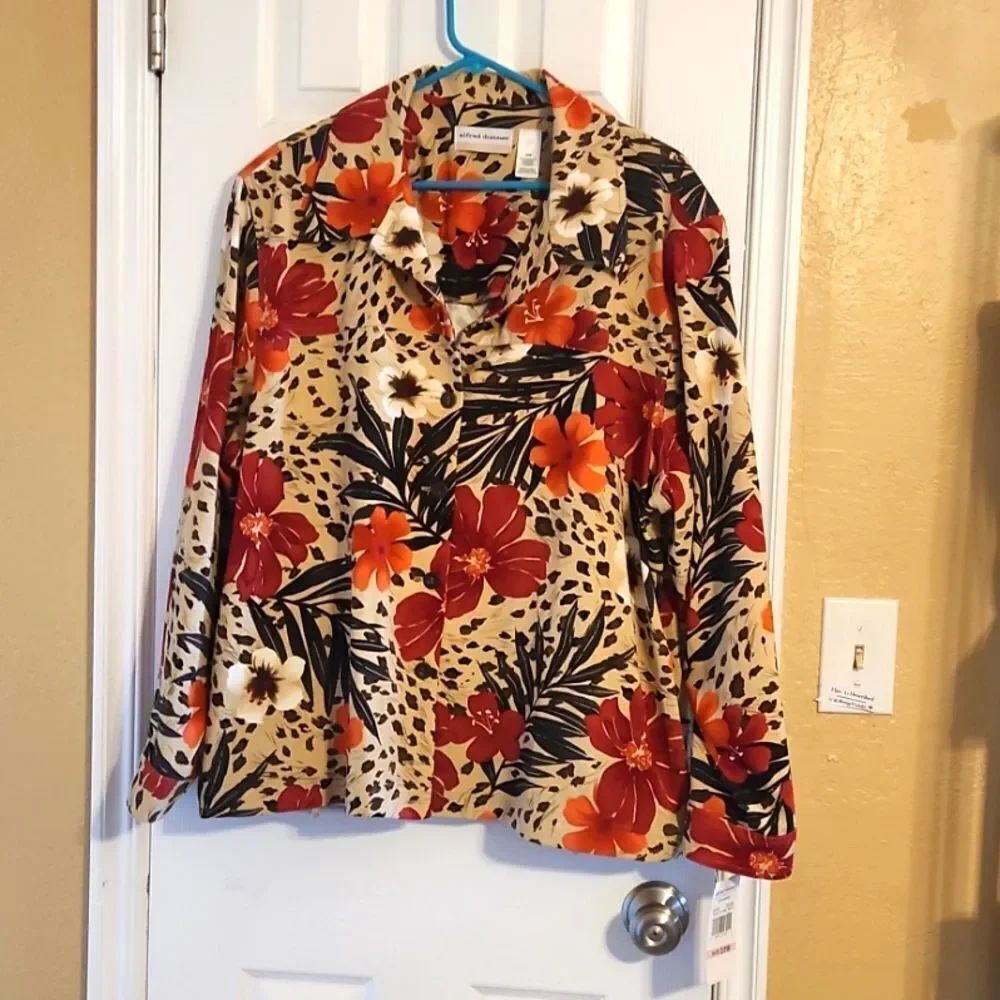 Alfred Dunner Blouse 22W NWT